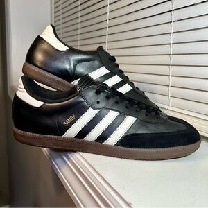 Adidas Samba Classic OG Soccer Gum Sole Black Shoes 034563 Men’s Size 10.5 READ